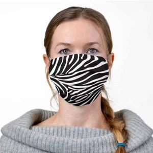 Zebra print face masks ⢠3 layers ⢠2 - $25